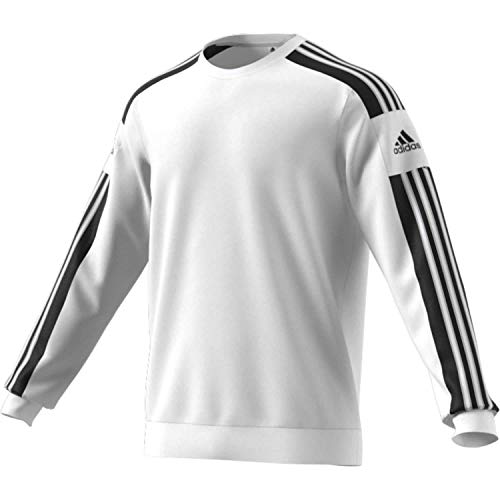 adidas Squadra 21 Sweatshirt Camiseta de manga larga, Blanco, L Hombre